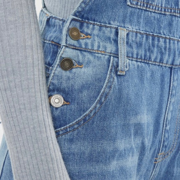 Kancan The Melissa Distressed Overall - medium wash - Picture 4 of 6